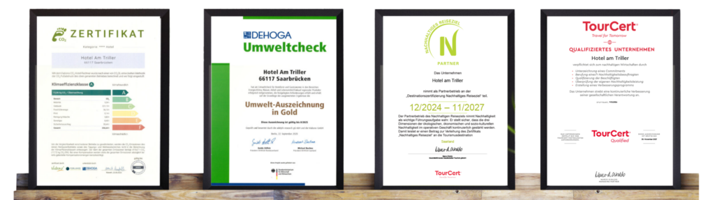 AUSZEICHNUNGEN | HOTEL AM TRILLER SAARBRÜCKEN