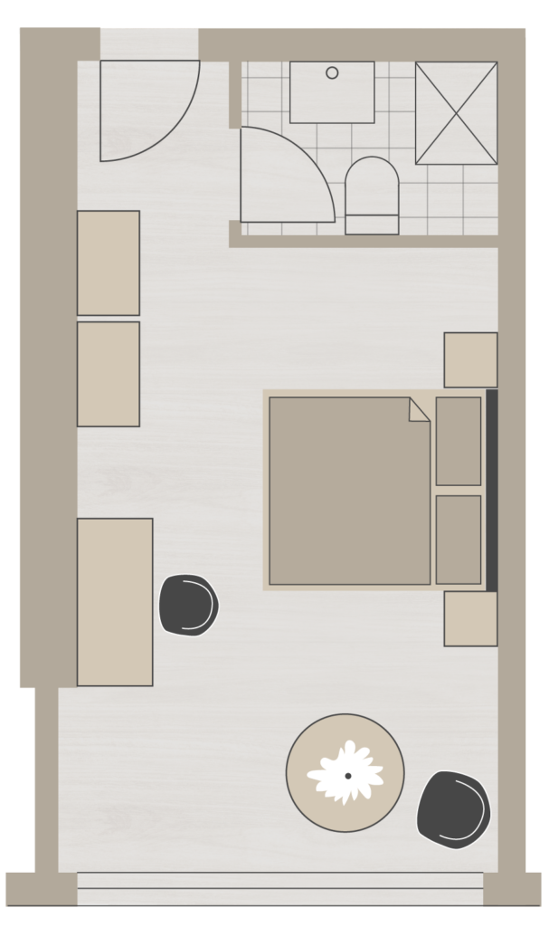 ECONOMY BUSINESS GRUNDRISS | HOTEL AM TRILLER SAARBRÜCKEN